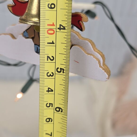 1988 Kurt Adler Rudolph The Red Nosed Reindeer Vintage Wood Ornament - Picture 7 of 7